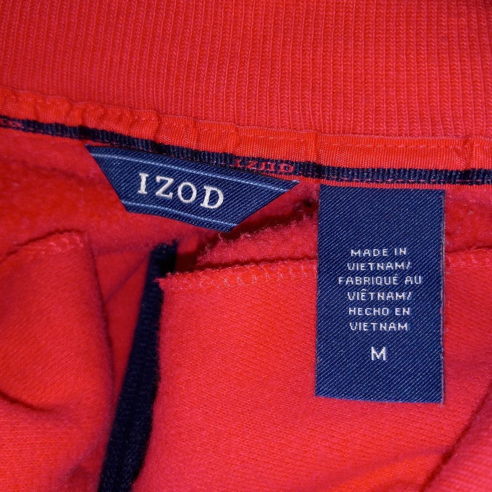 IZOD Pink 1/4 Zip Pullover - Picture 5 of 5